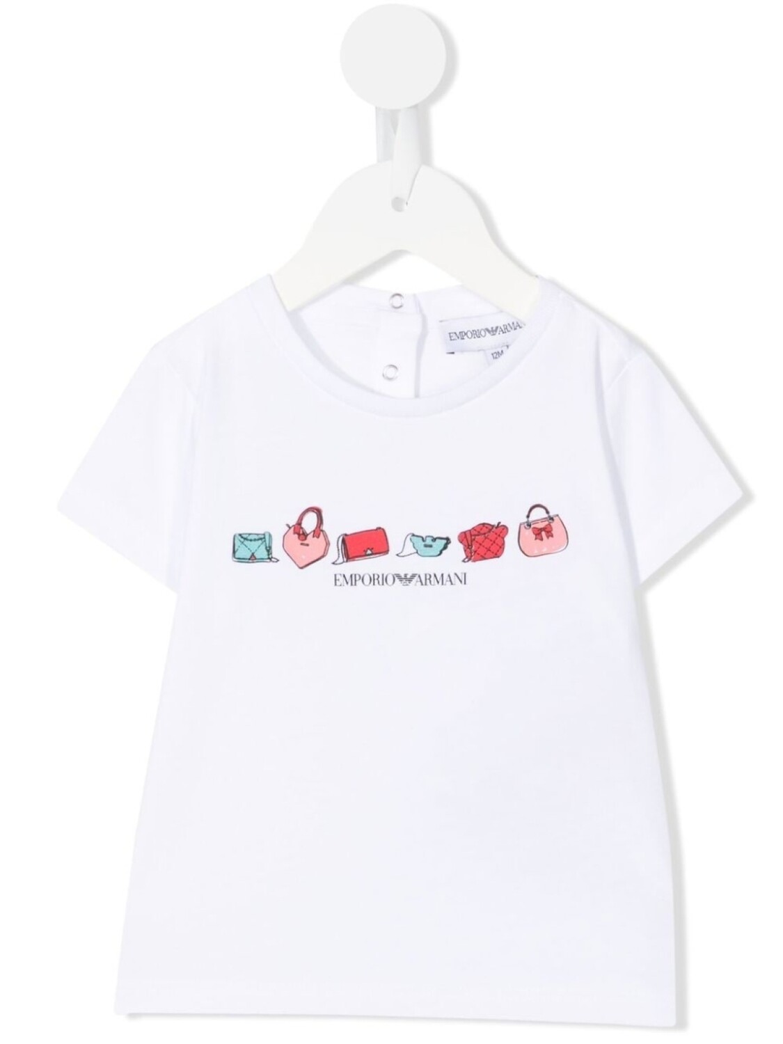 

Emporio Armani Kids футболка с логотипом, белый