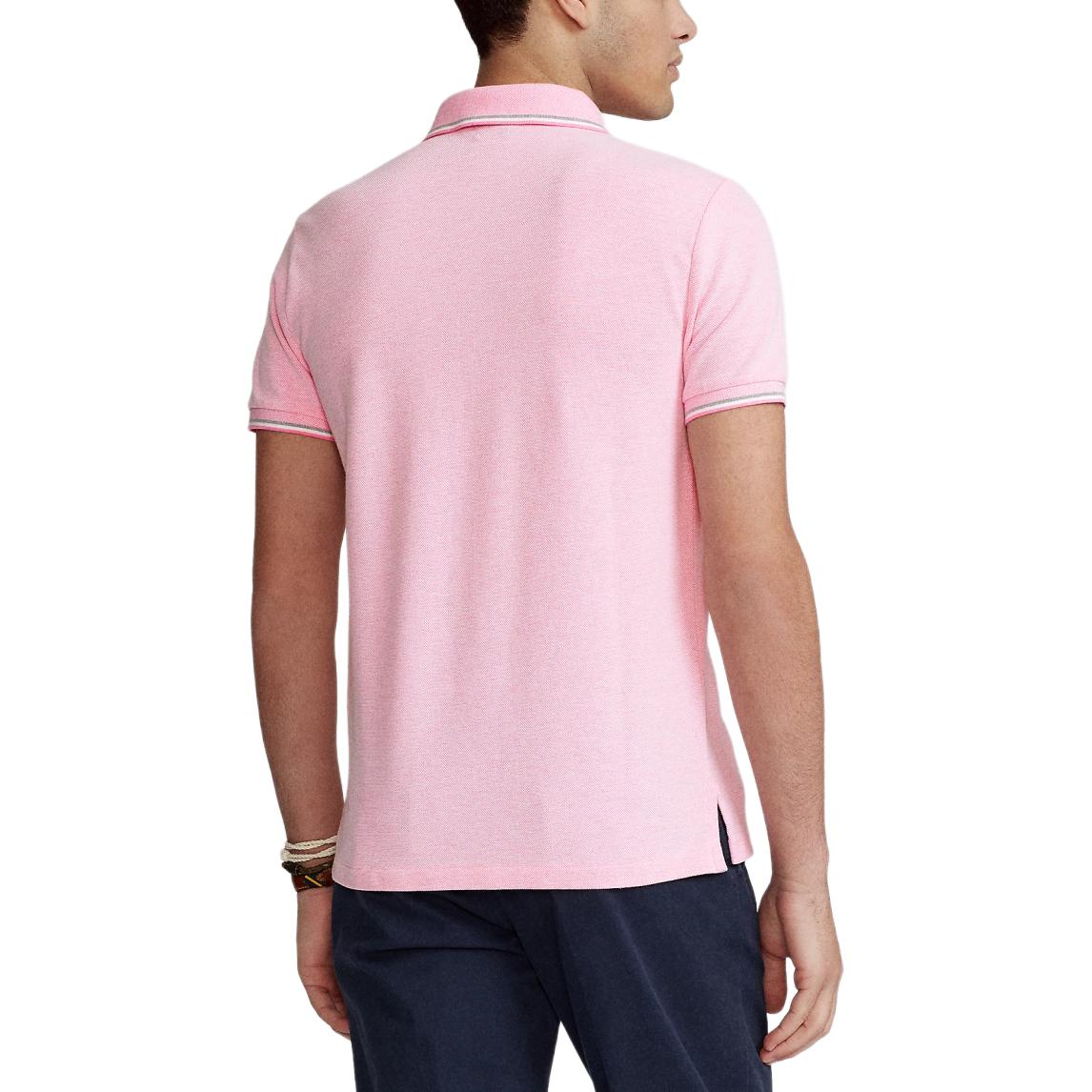 Polo Ralph Lauren Футболка-поло мужская Pink — фото 4