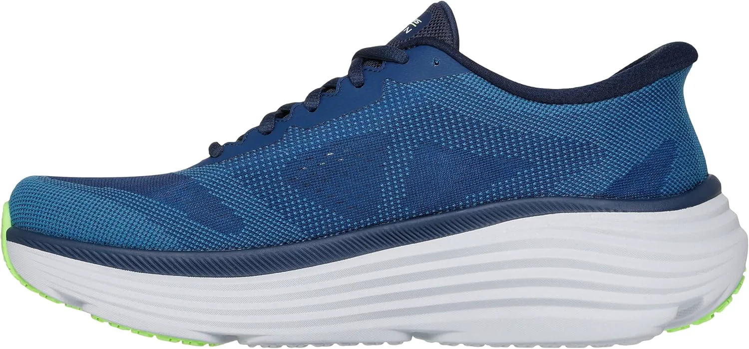 Мужские слипоны Skechers Hands Free Max Cushioning Endeavour - кроссовки Exciton, темно-синий — фото 4