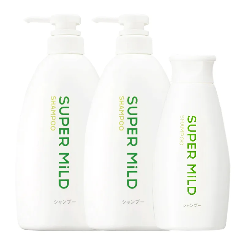 Super Mild Шампунь Shiseido Green Aromatic для увлажнения и очищения волос 600мл*2/600мл*3/600мл+400мл