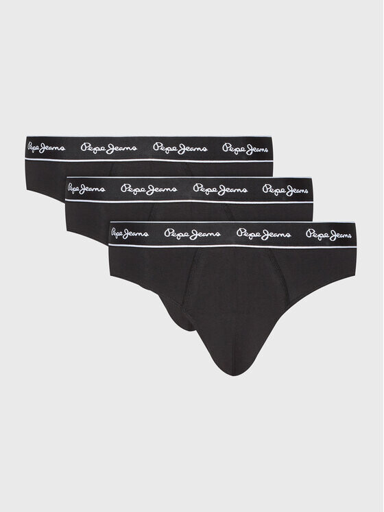 

Комплект из 3 трусов Pepe Jeans, черный