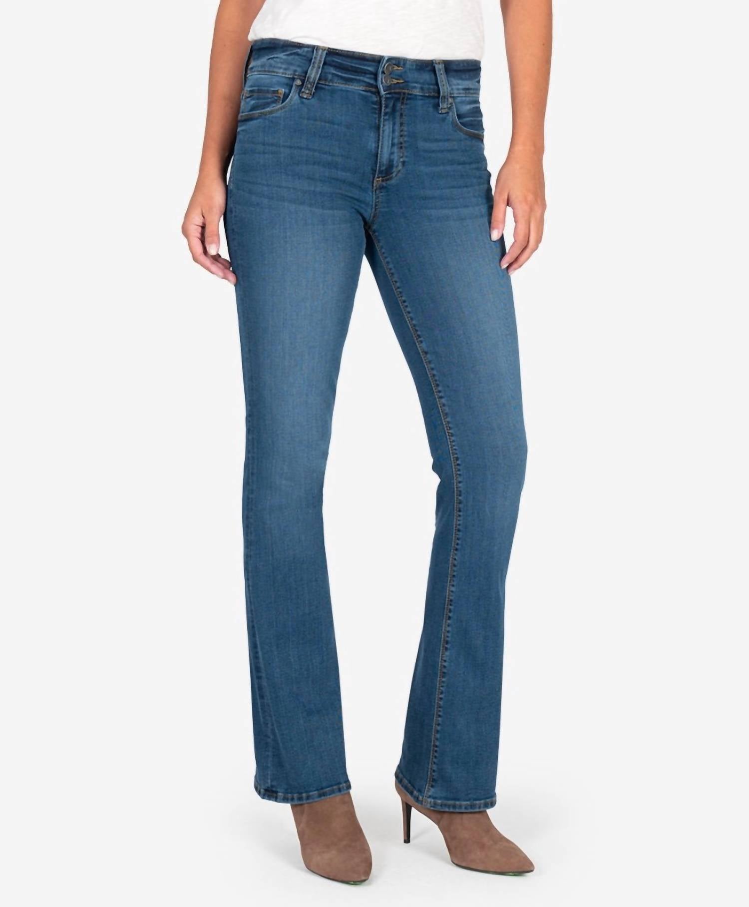 

Джинсы Banatalie Bootcut средней посадки KUT FROM THE KLOTH, цвет medium wash