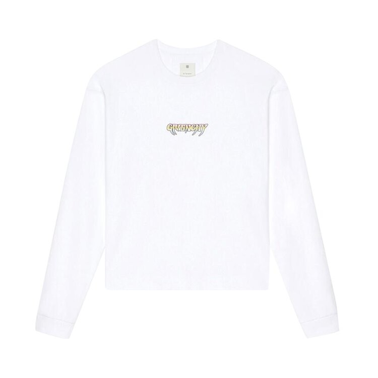 

Футболка Givenchy Boxy Fit Long-Sleeve T-Shirt, белый