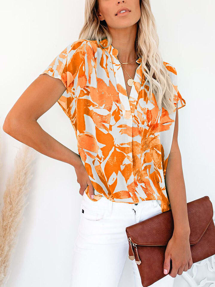 

Блуза Milan Kiss, цвет orange/weiß