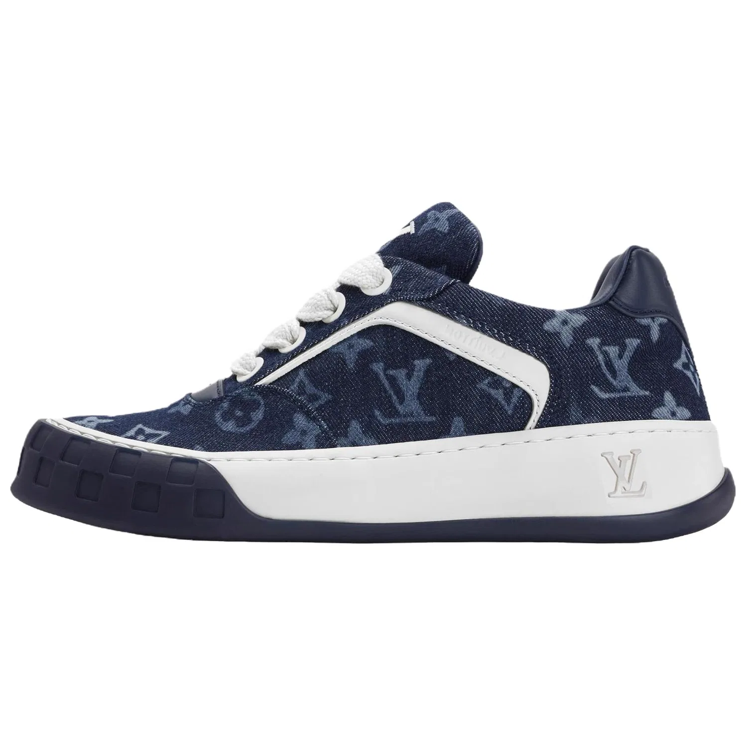 Кеды Tilted Low LOUIS VUITTON темно-синие