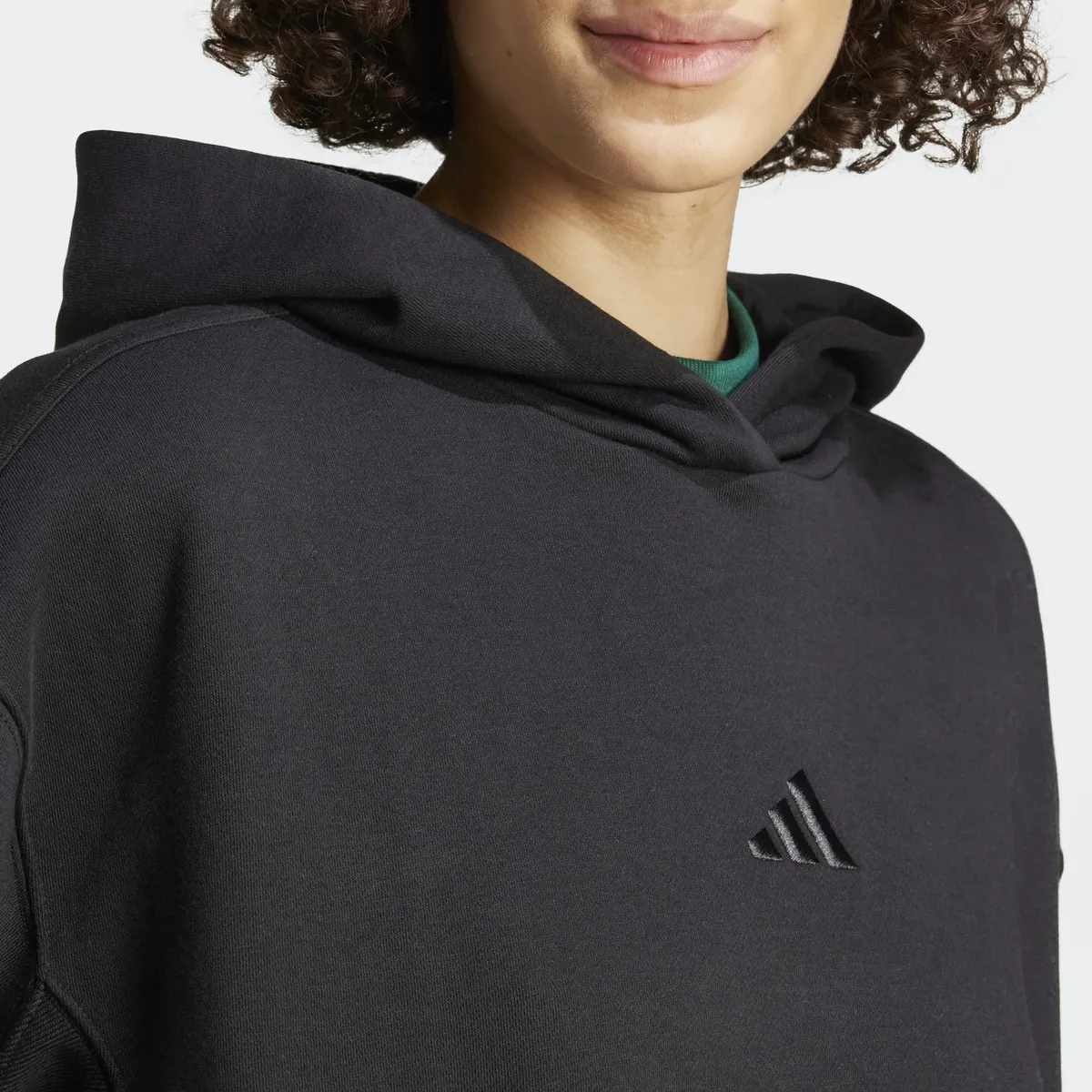Толстовка Adidas Sportswear с капюшоном "W ALL SZN BF HD", черный — фото 4