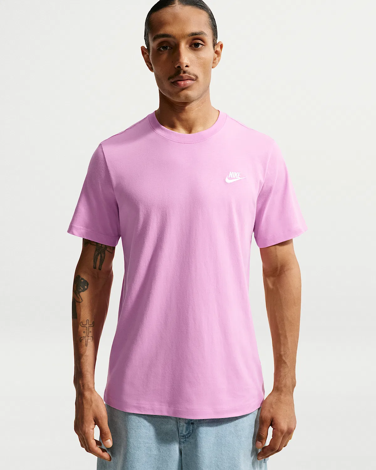 Мужская футболка Nike Sportswear Club, Light Magenta