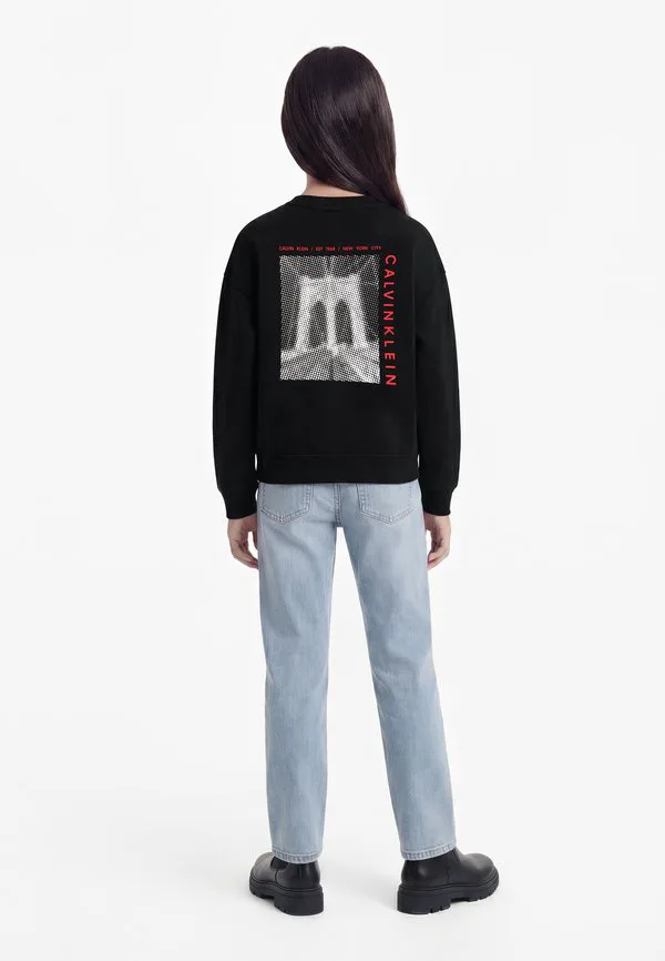 Унисекс толстовка bridge большого размера Calvin Klein Jeans, Black — фото 2
