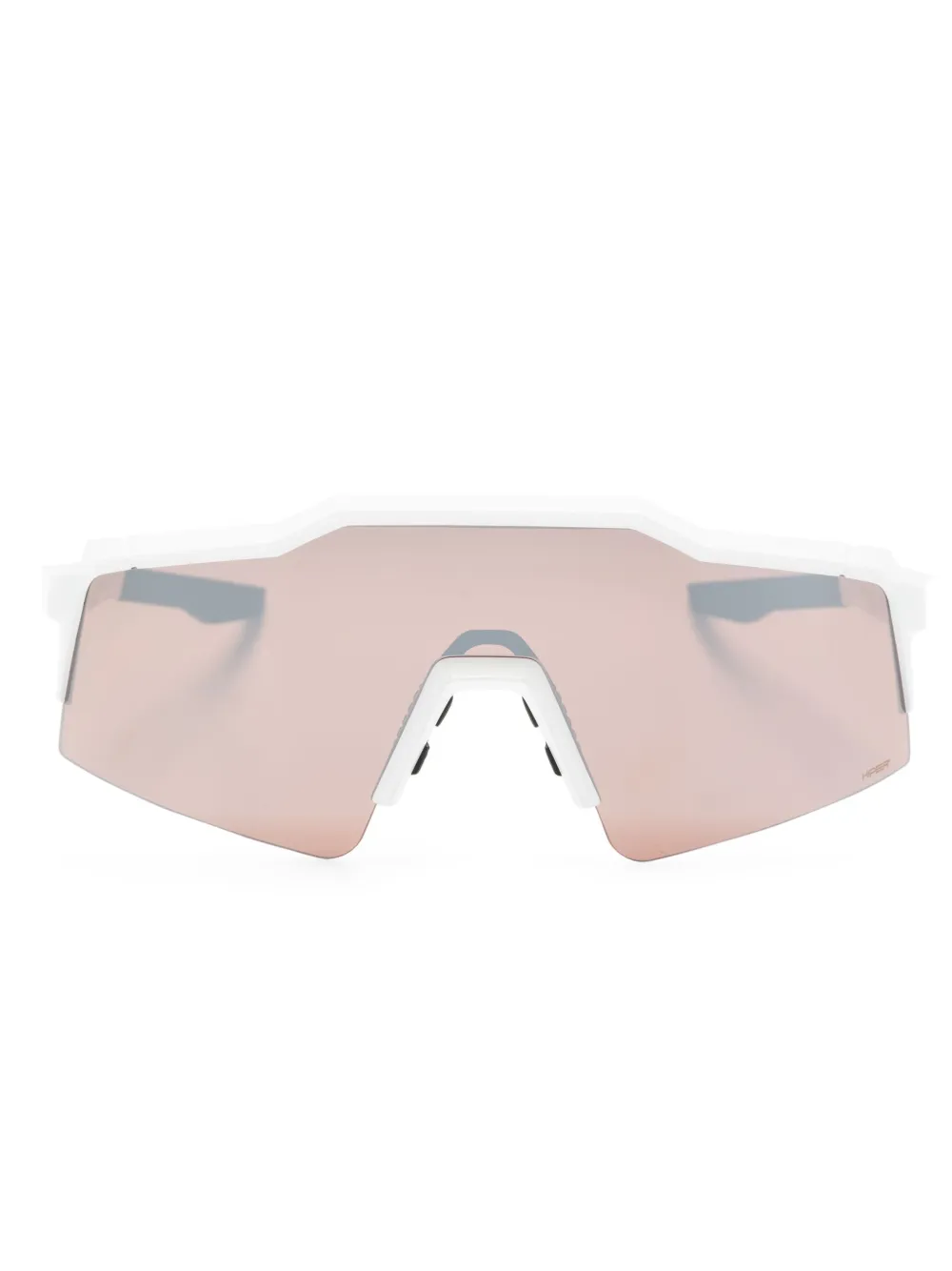 

Солнцезащитные очки Speedcraft в массивной оправе 100% Eyewear, белый