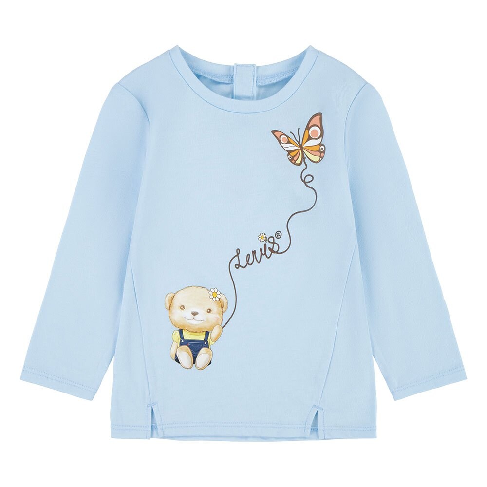 

Футболка Levi´s Bear Notched Front Long Sleeve Round Neck, синий