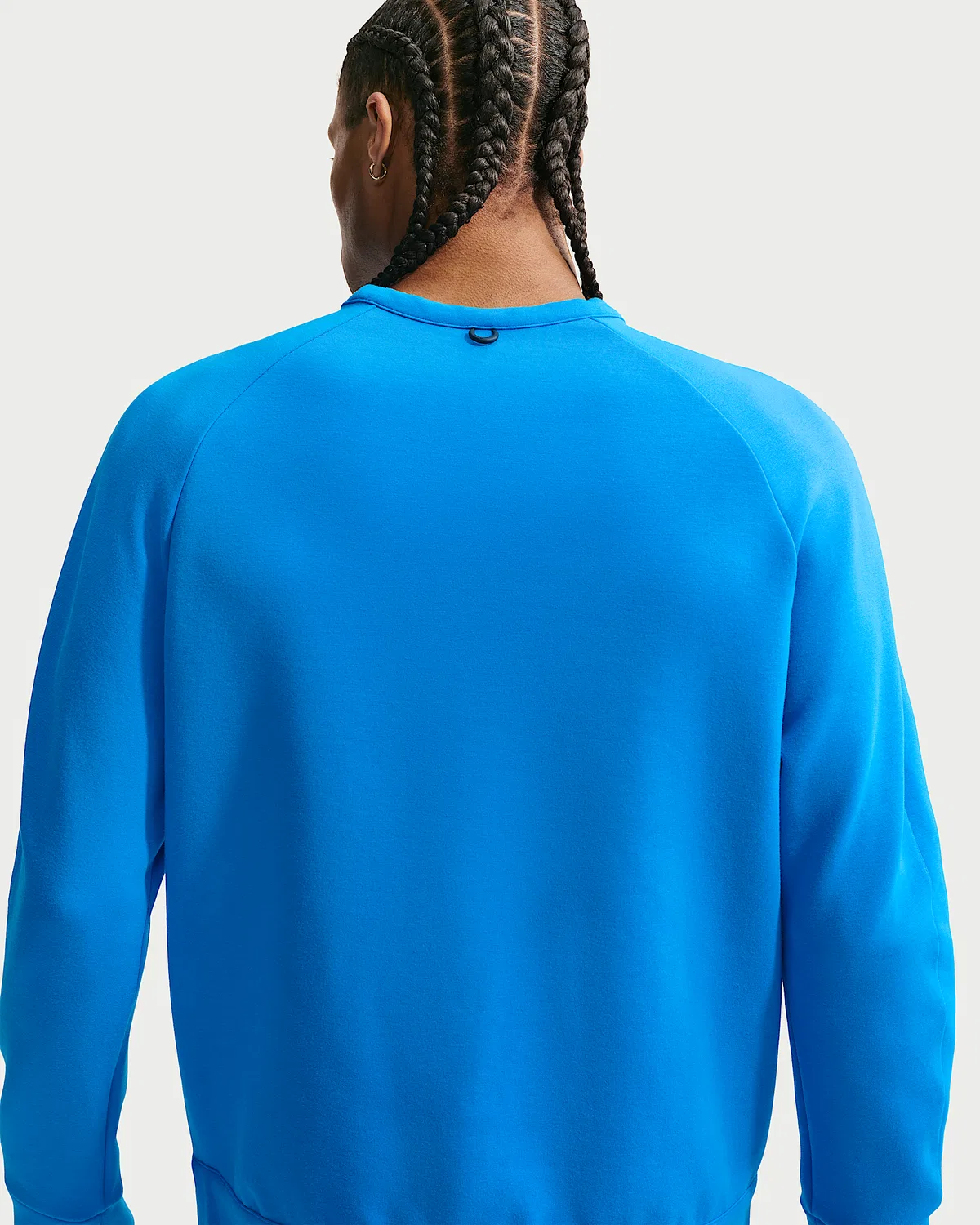 Мужская футболка Nike 24.7 ImpossiblySoft Dri-FIT Crew, Light Photo Blue/Black/Blue Spark — фото 2