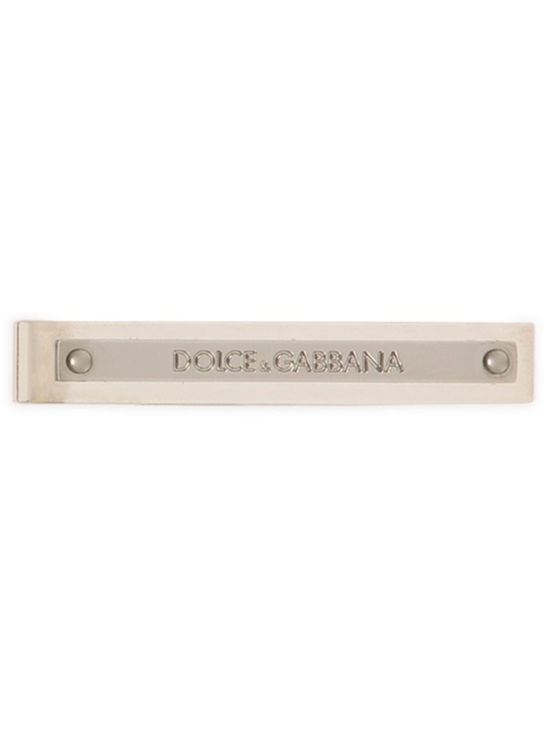 

Dolce & Gabbana зажим для галстука с логотипом, серебристый