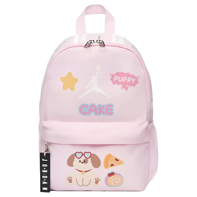 

Jordan Полиэстеровый рюкзак унисекс розовый, Dessert Puppy