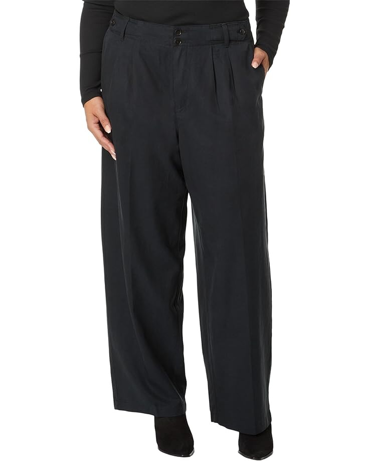 

Брюки Madewell The Plus Harlow Wide-Leg, цвет True Black