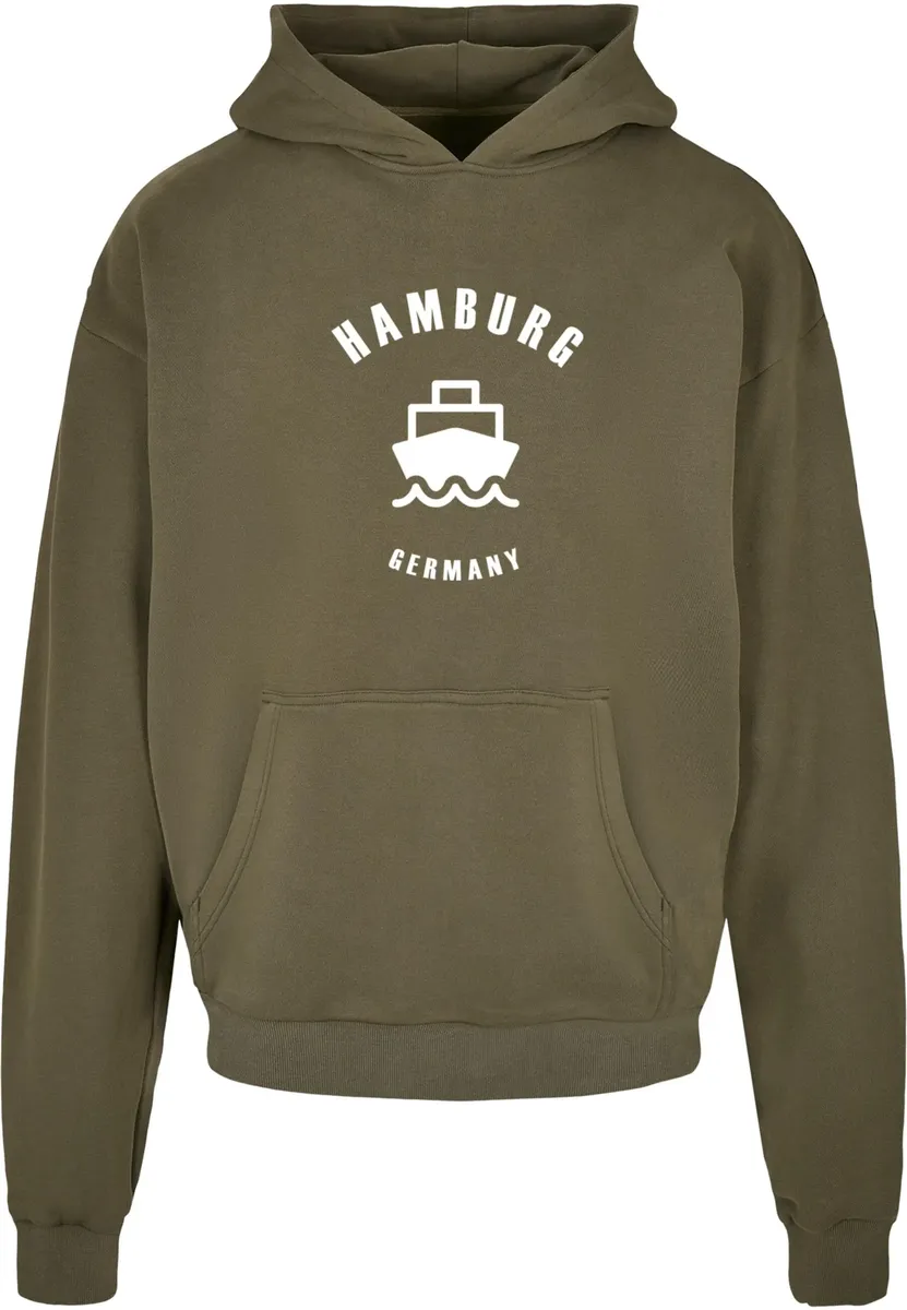

Толстовка с капюшоном Merchcode " Merchcode Men's Hamburg X Ultra Heavy Hoody", оливковый