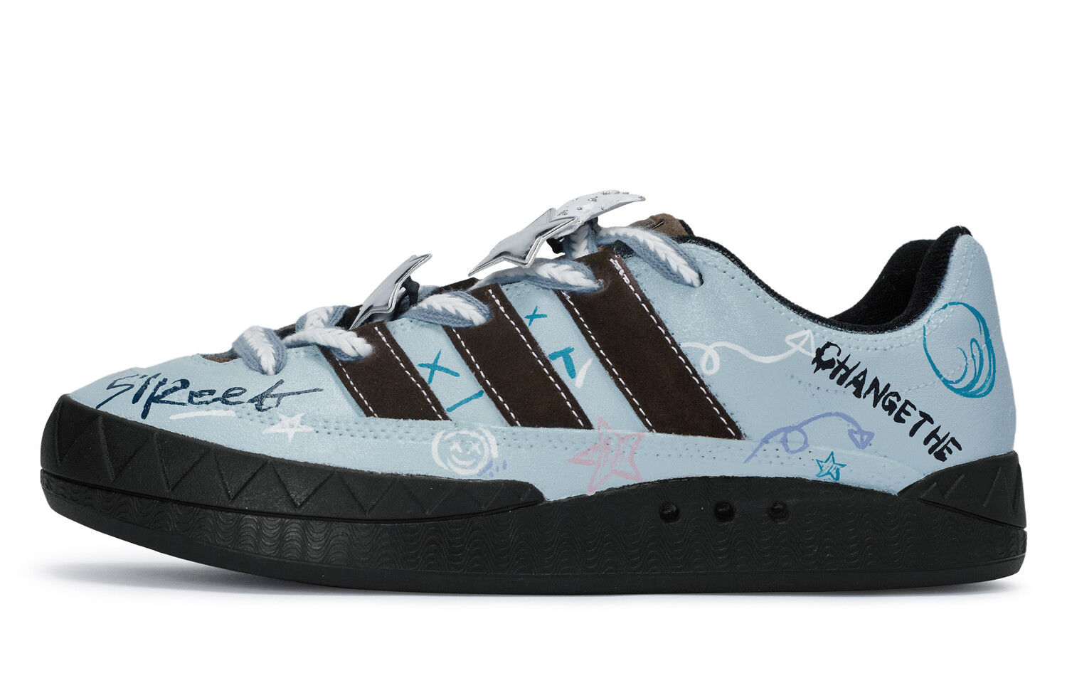 

Кроссовки adidas originals Adimatic Skateboarding Shoes Unisex, синий/коричневый