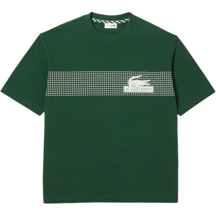 

Футболка мужская сосново-зеленая Lacoste, зеленый