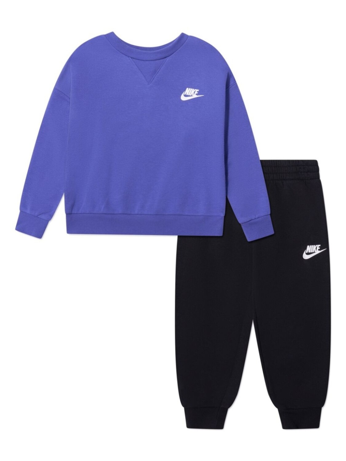 

Nike Kids спортивный костюм из джерси с логотипом, черный