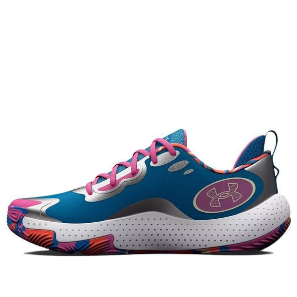 

Кроссовки spawn 5 le 'brilliant blue pink' Under Armour, синий