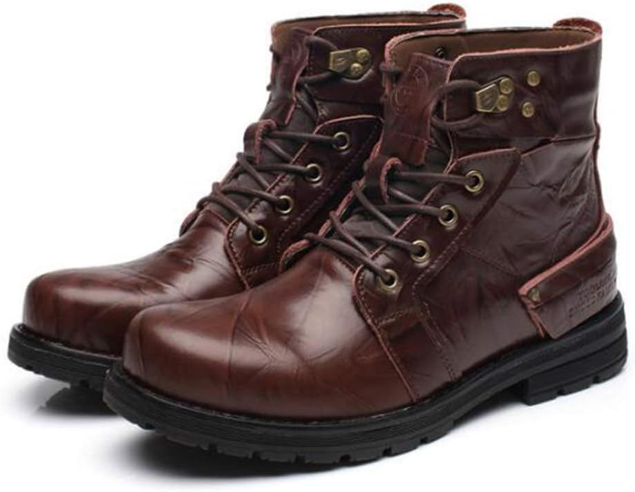 

Мужские туфли, походные внедорожные боевые ботинки, модные тактические ботинки на шнуровке, коричневые A-41/UK 7.5/US 8 Jlfzc