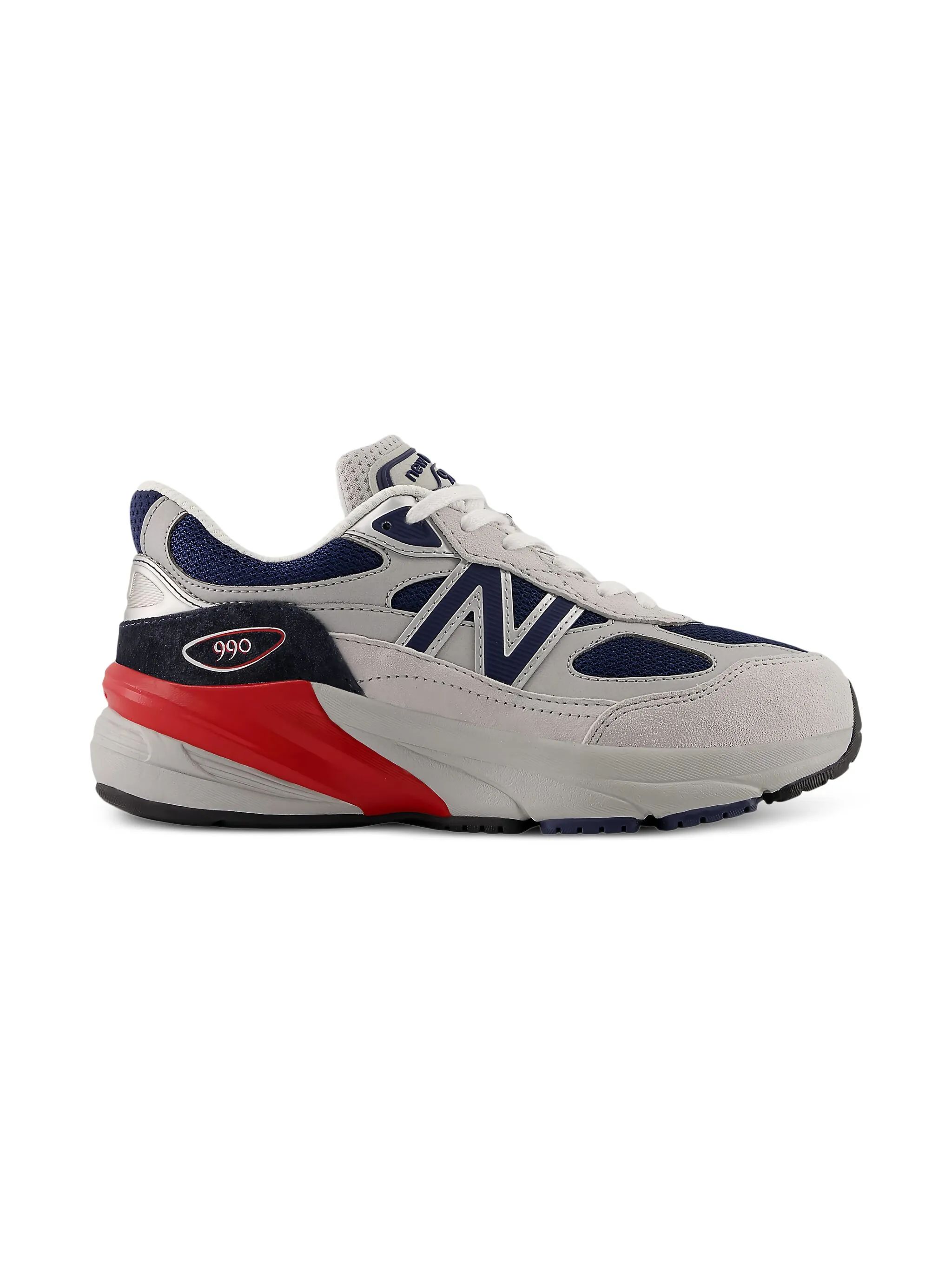 Кроссовки 990 V6 New Balance Kids, серый — фото 2