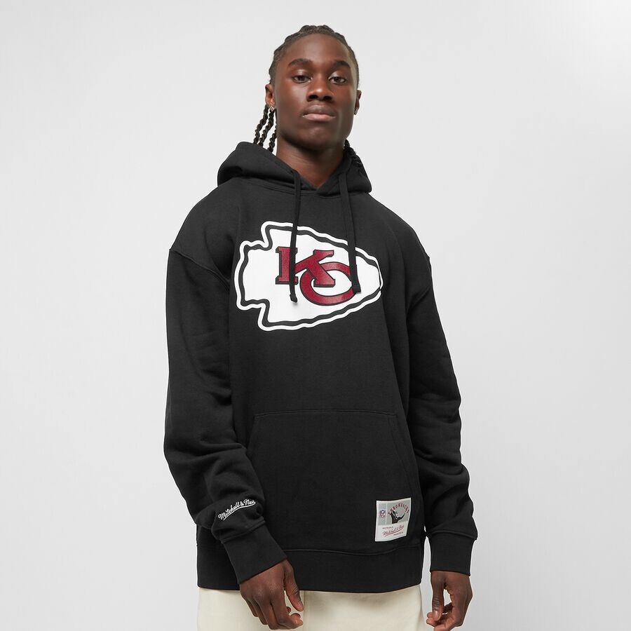 

Толстовка с логотипом команды НФЛ UPD Kansas City Chiefs Mitchell & Ness, цвет Black