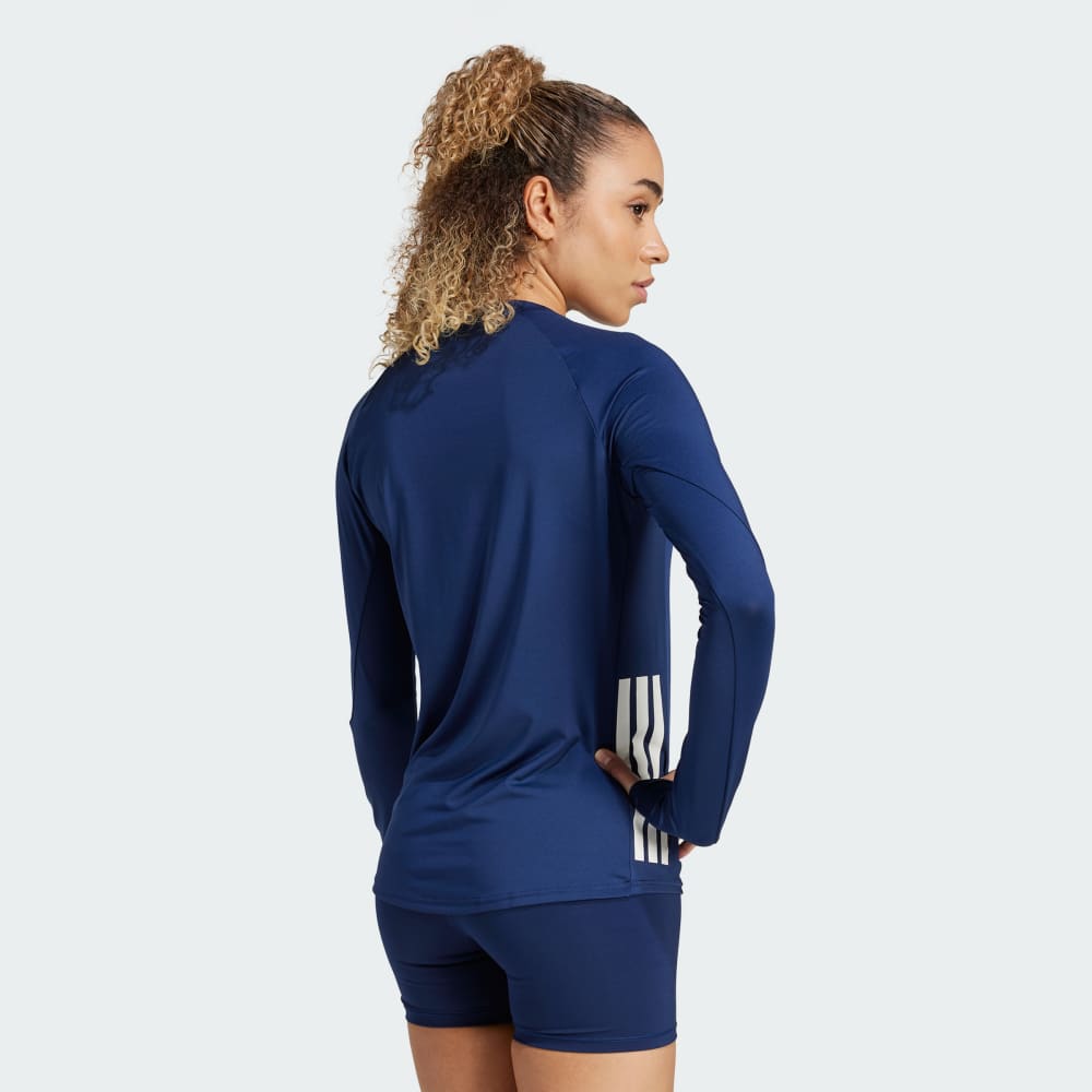 Джерси Adidas HILO Long Sleeve Volleyball Jersey, цвет Team Navy Blue 2 — фото 2