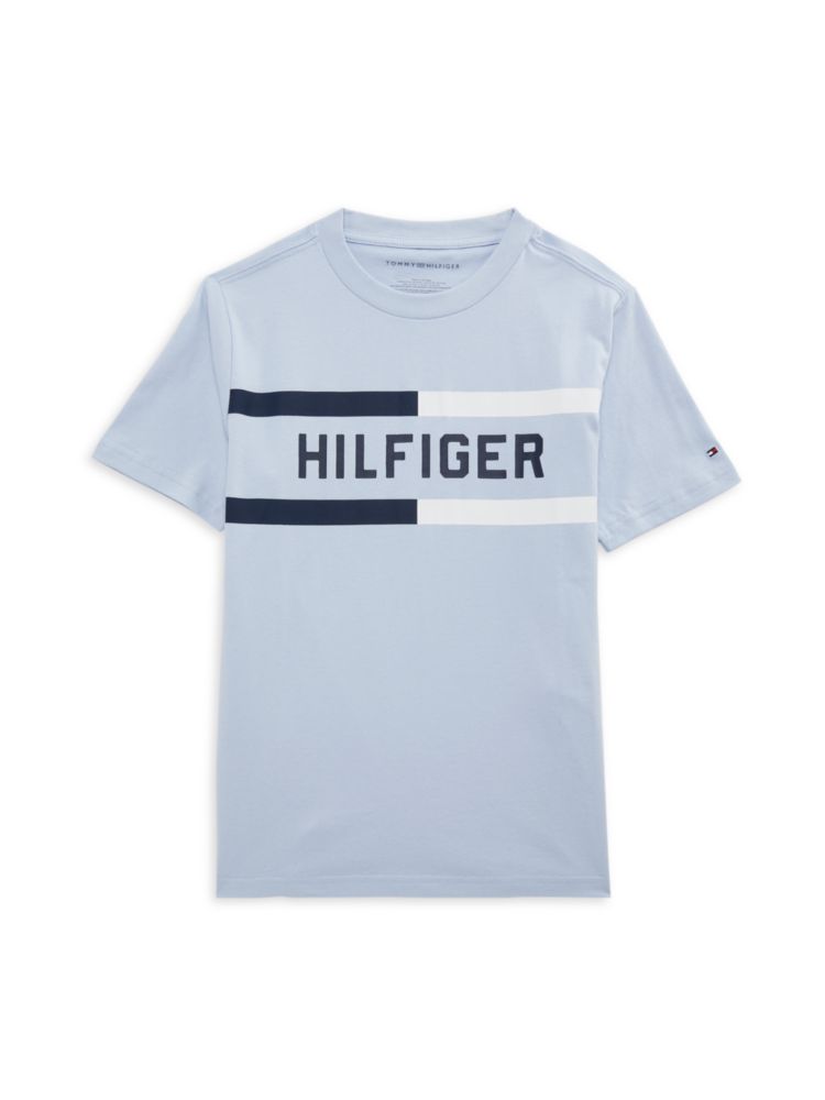 

Футболка с логотипом для мальчиков Tommy Hilfiger, синий