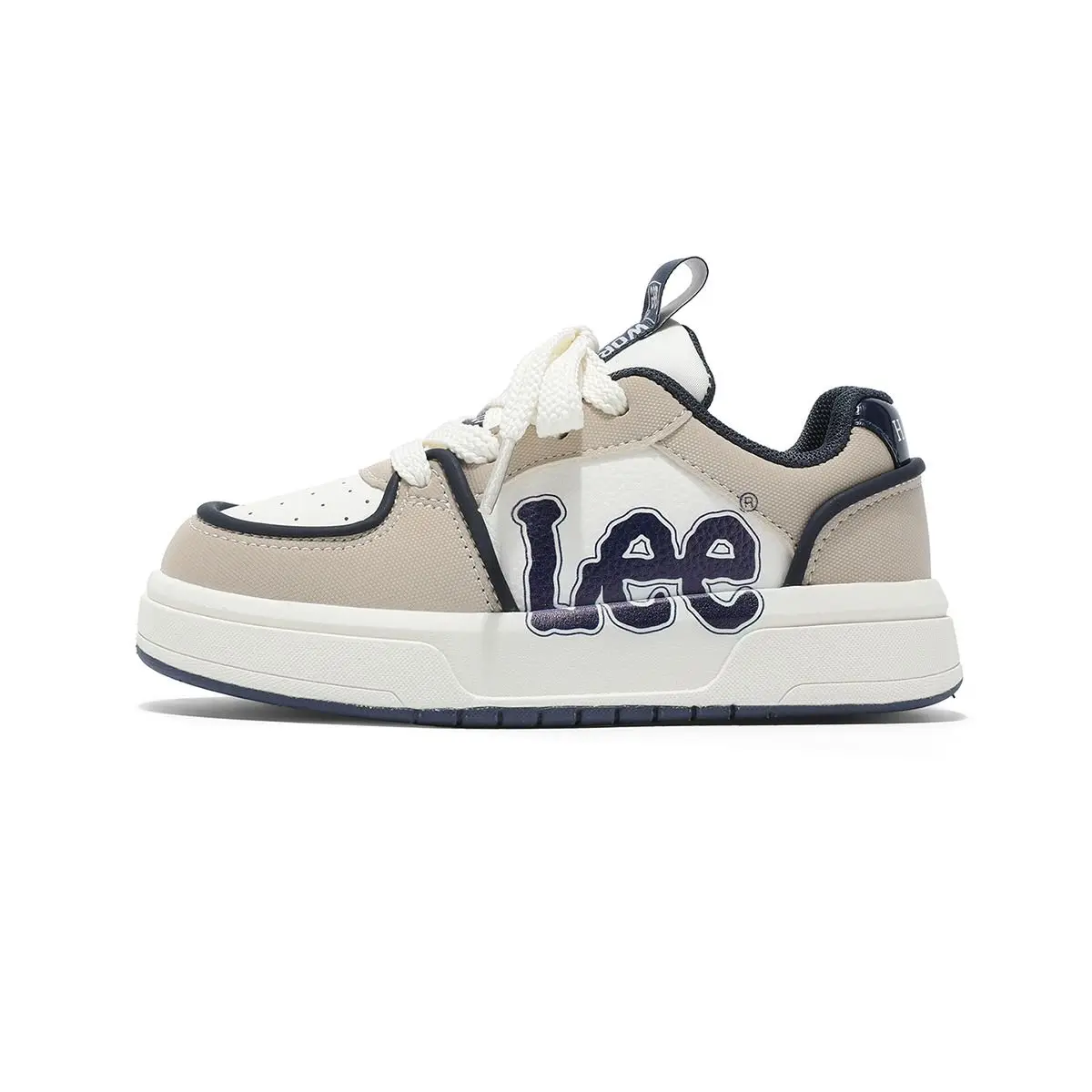 

Lee Антиударные, устойчивые к истиранию и дышащие низкие кроссовки для скейтборда brown dark blue kids