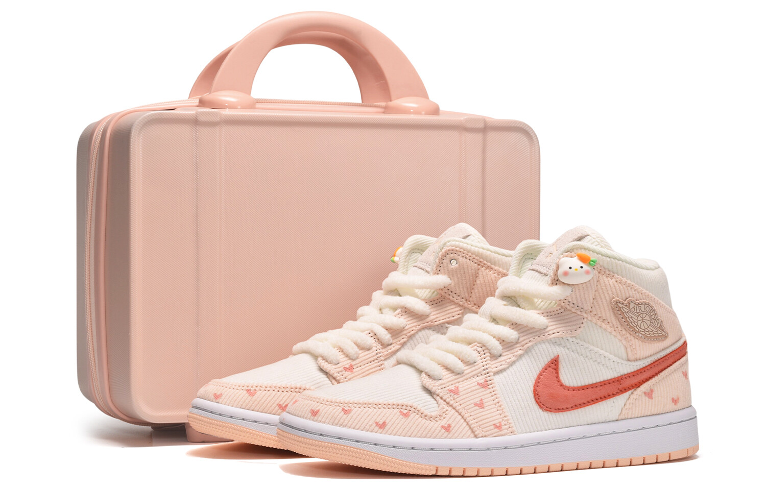 

Кроссовки Air Jordan 1 Vintage Basketball Shoes Women's Mid-Top Pink