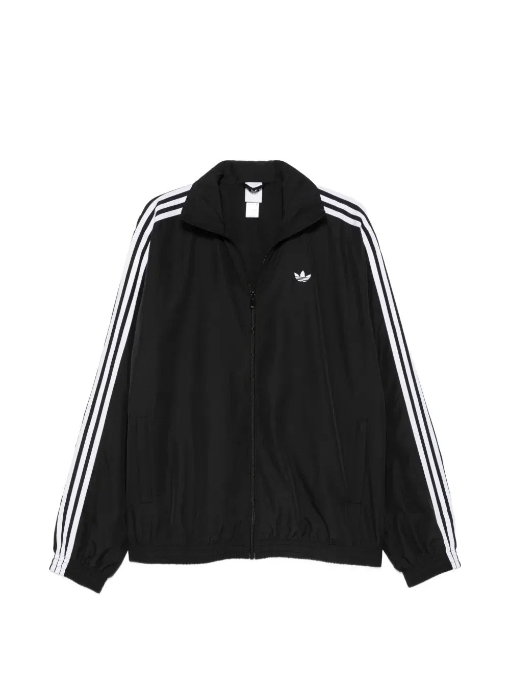 Толстовка на молнии с логотипом Adidas, черный
