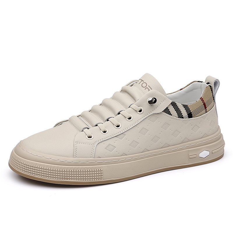 

Низкие мужские кроссовки Dao Tu Sen, White--(7333) Golden Star