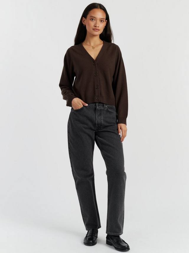 

Бокси кардиган из роскошного кашемира Chinti & Parker, Chocolate