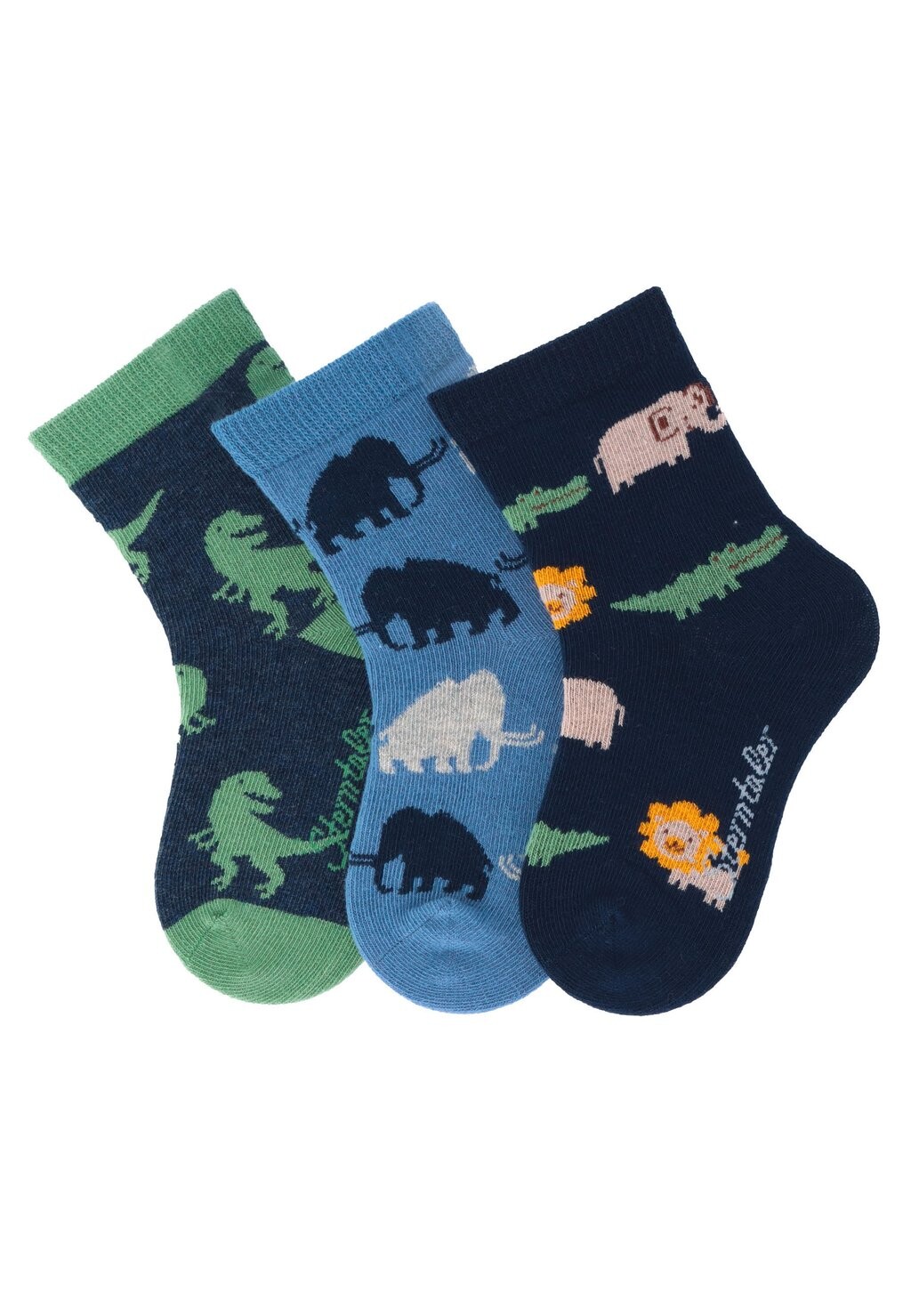 

Носки 3 PACK ANIMAL Sterntaler, цвет marine