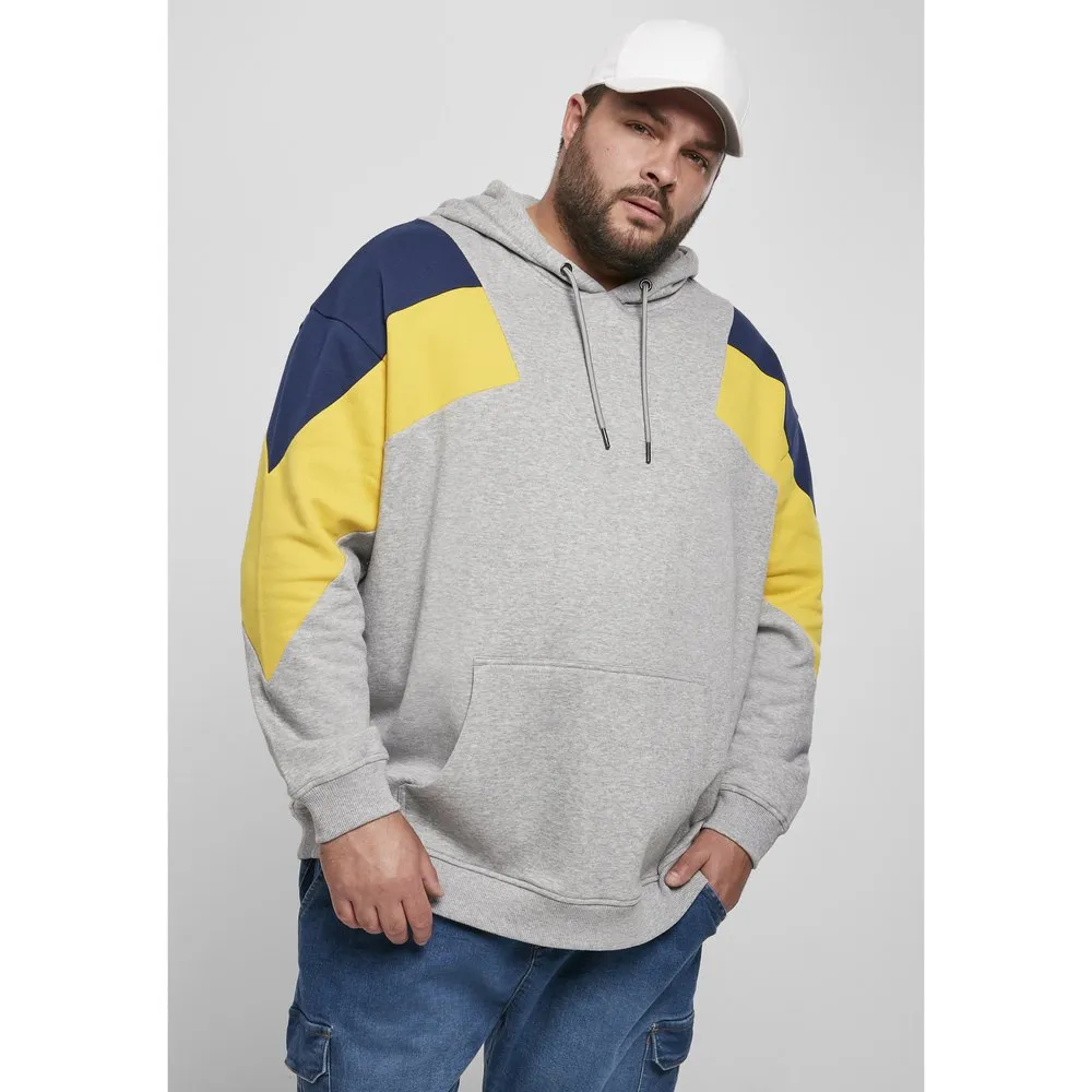 

Толстовка Urban Classics Oversize 3-Tone (Big ), серый