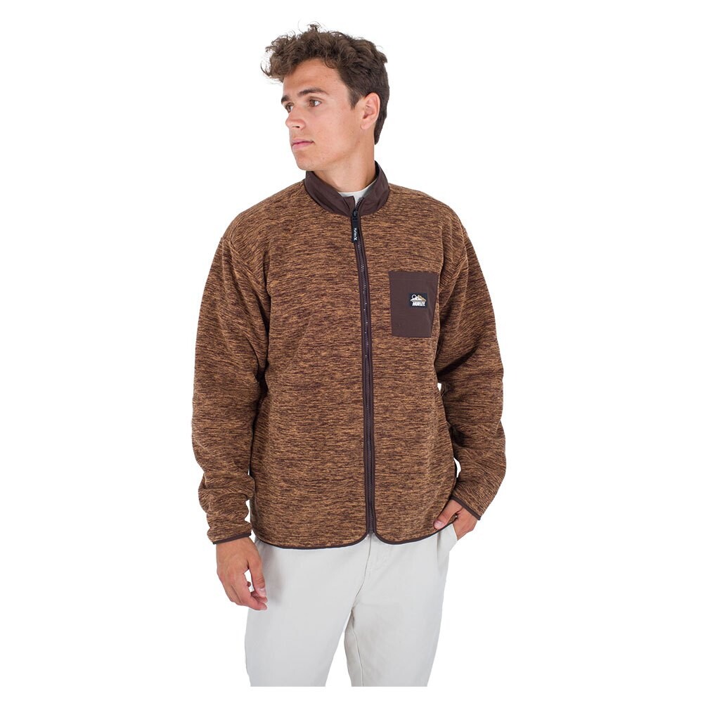 

Толстовка Hurley Woodland Burrito Full Zip, коричневый