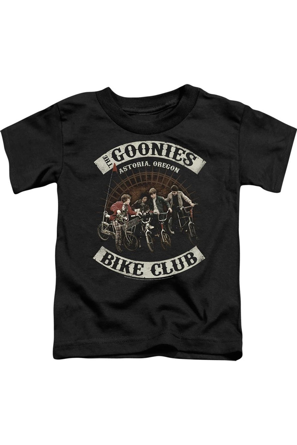 

Футболка с коротким рукавом The Goonies Bike Club для малышей Gildan, черный