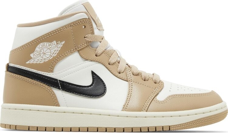 Кроссовки Wmns Air Jordan 1 Mid 'Desert', загар