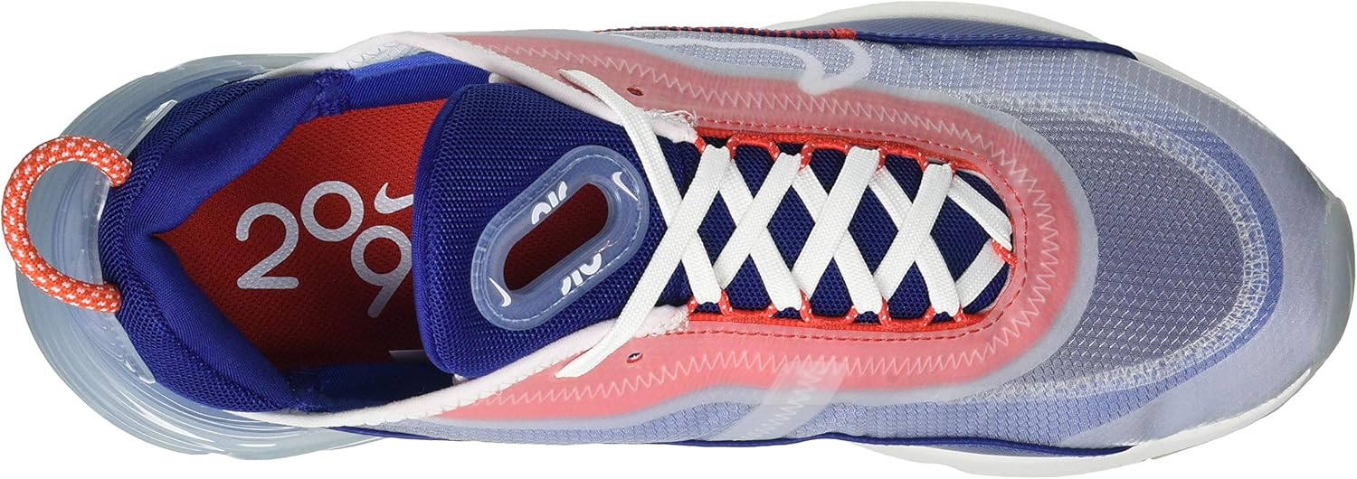 Мужские кроссовки для бега NIKE Stroke, White Chile Red Deep Royal Blue White — фото 3