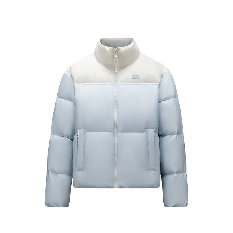 

ANTA Синяя и белая женская пуховая куртка, Frozen Blue/Warm Jade White-2