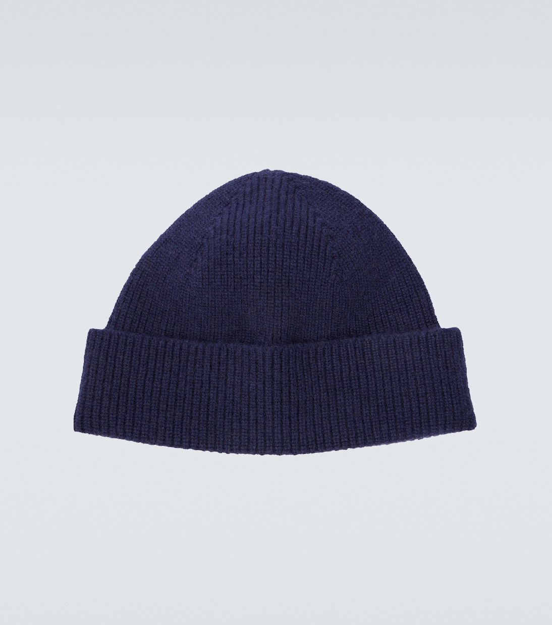 

Рельефная вязка кашемировая шапка-бини Zegna, Ink Blue