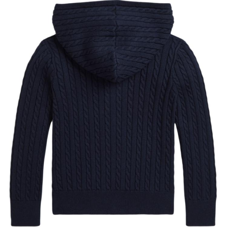 Толстовка FW24 Темно-синяя детская Polo Ralph Lauren — фото 3