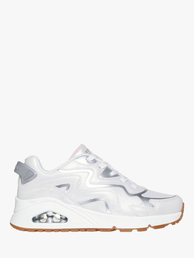 

Детские кроссовки Street Uno Gen1 Wavy Shimmer Skechers, White/Silver