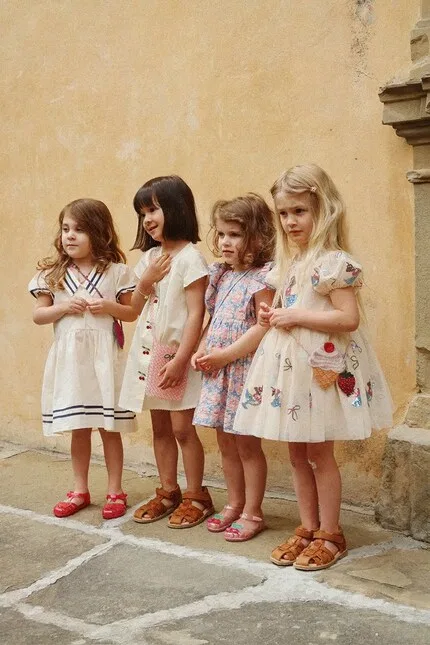 Платье с воланами KIM FRILL DRESS Konges Sløjd, мультиколор — фото 4