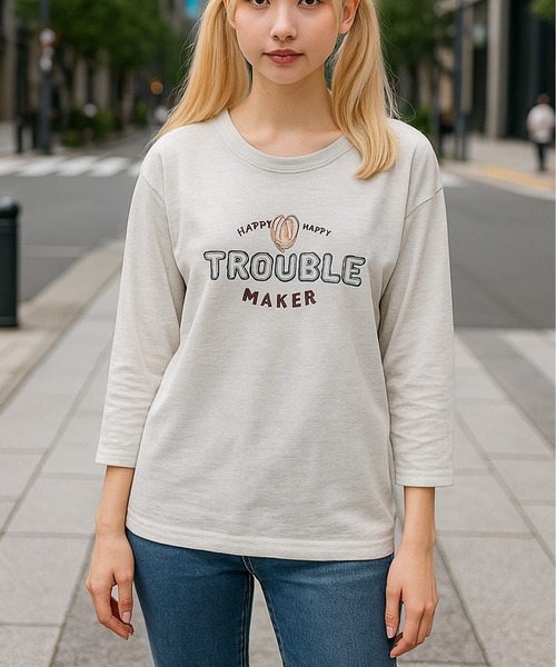 

Футболка с принтом «Том и Джерри», с рукавами 3/4 TOM&JERRY