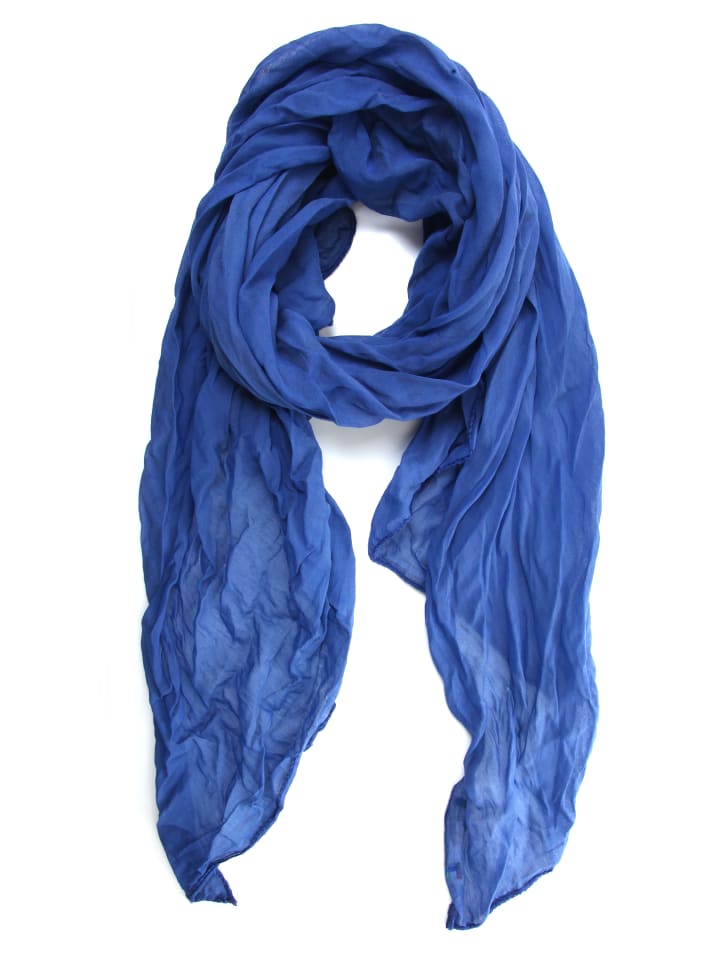 

Итальянский шарф "Unitoo" синего цвета collezione alessandro