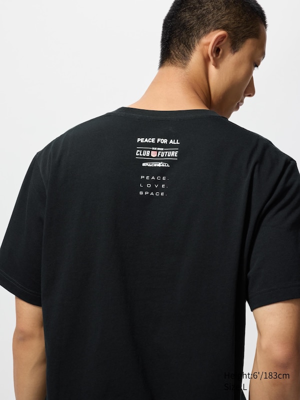 Графическая футболка Peace for All (Artemis) Uniqlo, 09 black — фото 4