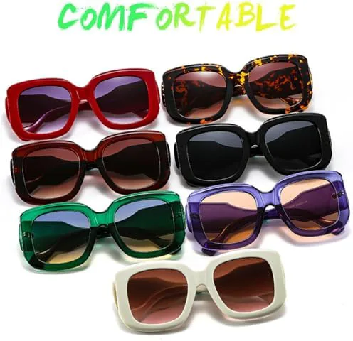 

Солнцезащитные очки большого размера в винтажном стиле 2027 года для женщин, солнцезащитные очки с защитой от УФ-излучения UV400 для мужчин и женщин MTZJH, 5