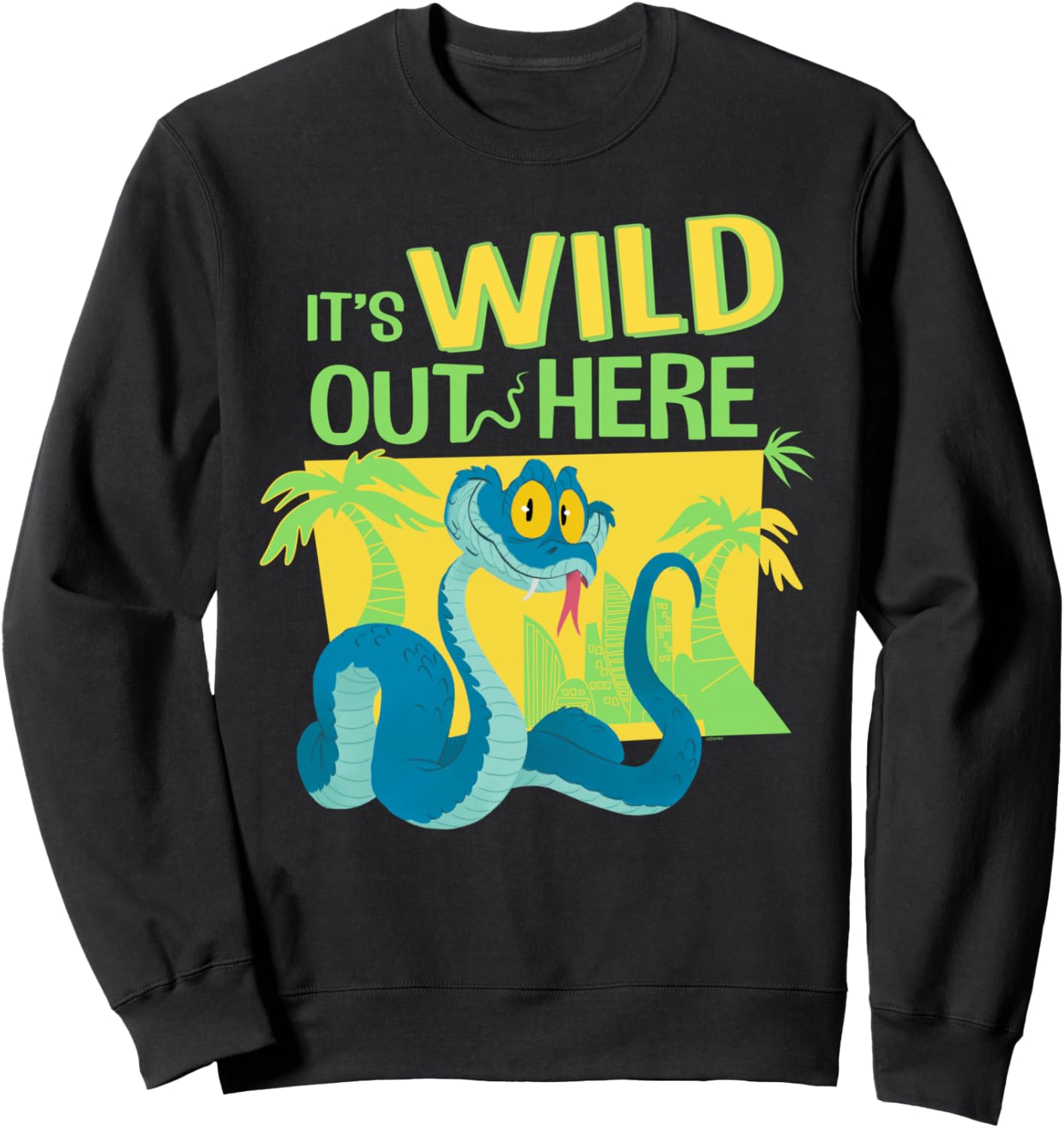 

Забавная толстовка Disney «Зверополис 2» с изображением Гари: «Здесь творится что-то невероятное», черный