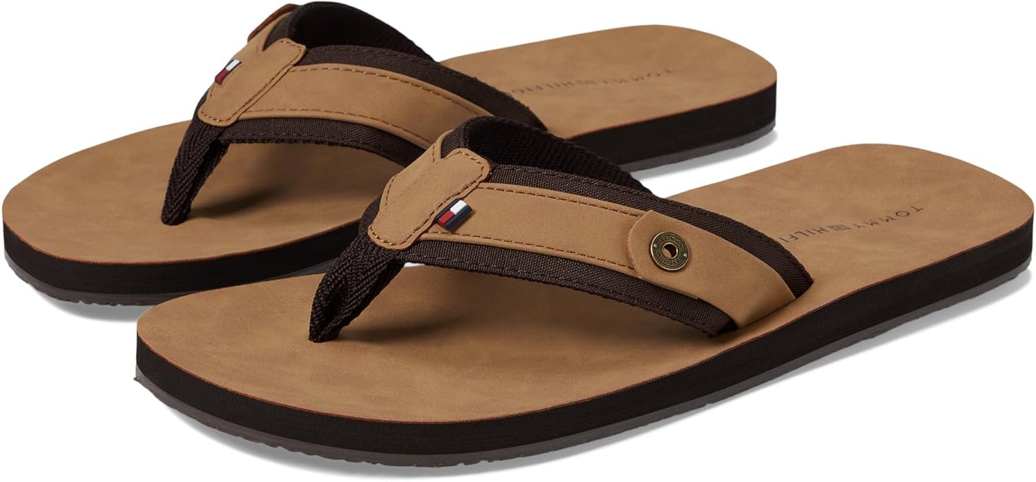 

Мужские шлепанцы Tommy Hilfiger Drew Fb, Light Natural/Brown